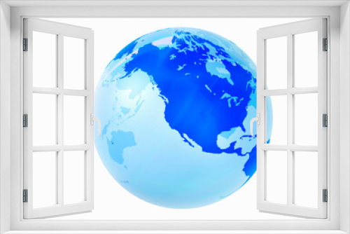 Fototapeta Naklejka Na Ścianę Okno 3D - 地球儀、アメリカ大陸