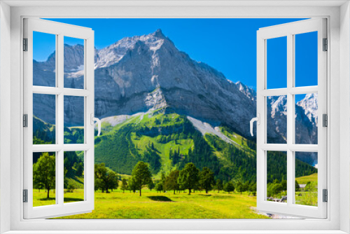 Fototapeta Naklejka Na Ścianę Okno 3D - panoramic landscape at Karwendel mountains