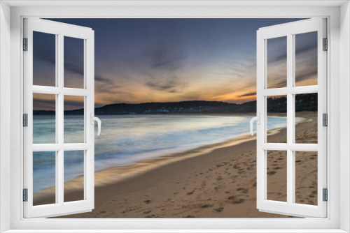 Fototapeta Naklejka Na Ścianę Okno 3D - Sunset at the Seaside