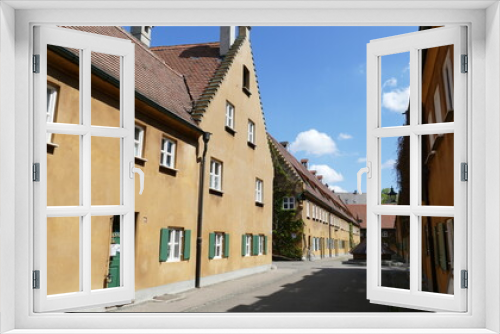 Fototapeta Naklejka Na Ścianę Okno 3D - Fuggerei Augsburg