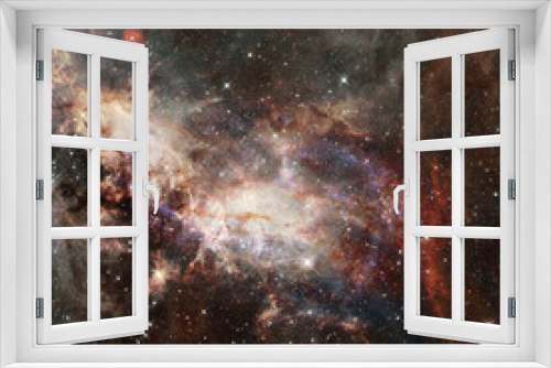 Fototapeta Naklejka Na Ścianę Okno 3D - Deep space. Elements of this image furnished by NASA
