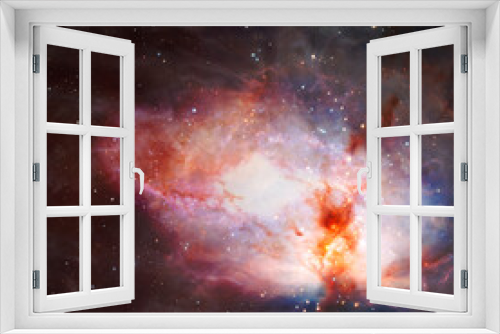 Fototapeta Naklejka Na Ścianę Okno 3D - Deep space. Elements of this image furnished by NASA