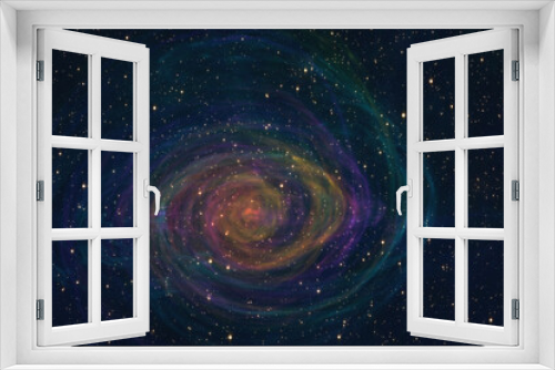 Fototapeta Naklejka Na Ścianę Okno 3D - spiral galaxy background