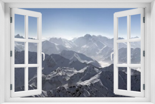 Fototapeta Naklejka Na Ścianę Okno 3D - Oberstdorf Panorama
