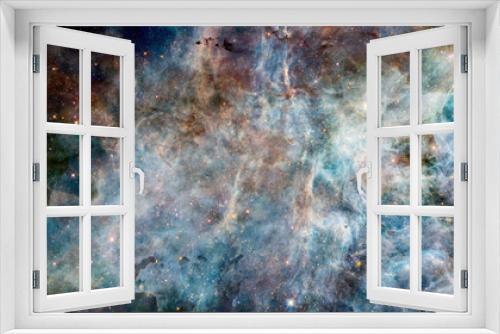 Fototapeta Naklejka Na Ścianę Okno 3D - Nebula an interstellar cloud of star dust. Elements of this image furnished by NASA