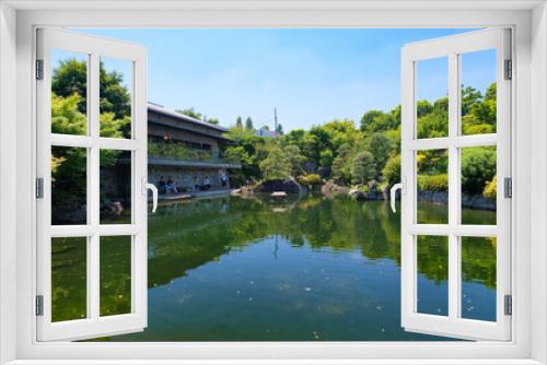 Fototapeta Naklejka Na Ścianę Okno 3D - 目白庭園