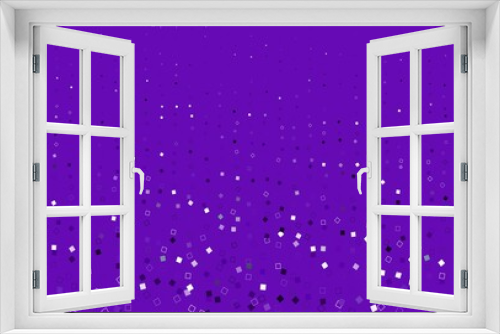 Fototapeta Naklejka Na Ścianę Okno 3D - Light Purple vector backdrop with lines, rectangles.