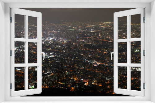 Fototapeta Naklejka Na Ścianę Okno 3D - 藻岩山　札幌