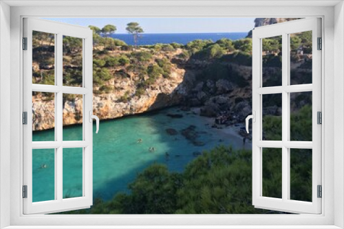 Fototapeta Naklejka Na Ścianę Okno 3D - Calo den Moro , Mallorca , españa 