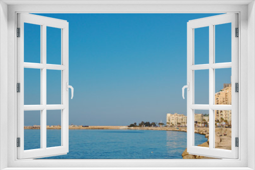 Fototapeta Naklejka Na Ścianę Okno 3D - Alexandria harbor, Egypt