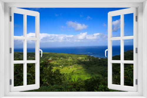 Fototapeta Naklejka Na Ścianę Okno 3D - Hana Hwy, Maui, Hawaii