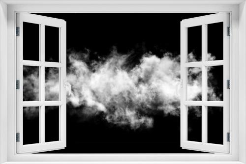 Fototapeta Naklejka Na Ścianę Okno 3D - clouds isolated on white background