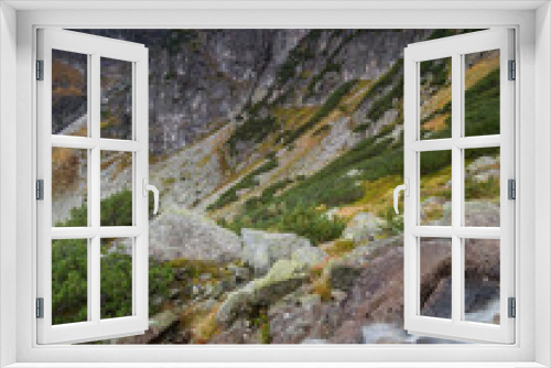 Fototapeta Naklejka Na Ścianę Okno 3D - Mnich - Tatry Wysokie - widok z Ceprostrady