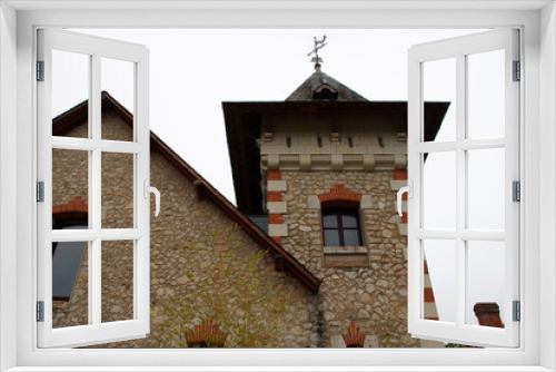 Fototapeta Naklejka Na Ścianę Okno 3D - outbuilding of a castle in chaumont-sur-loire (france) 