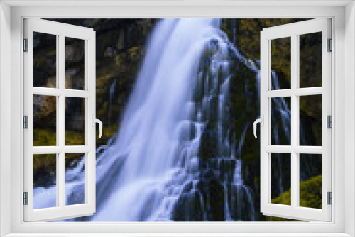 Fototapeta Naklejka Na Ścianę Okno 3D - Bollinger Wasserfälle, Österreich, fließendes Wasser