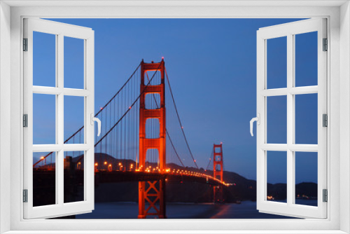 Fototapeta Naklejka Na Ścianę Okno 3D - Golden Gate Bridge, San Francisco, California 