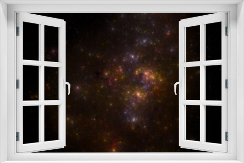 Fototapeta Naklejka Na Ścianę Okno 3D - Star field background . Starry outer space background texture . Colorful Starry Night Sky Outer Space background
