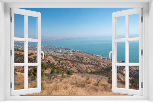 Fototapeta Naklejka Na Ścianę Okno 3D - Overview of Tiberias and the Sea of Galilee
