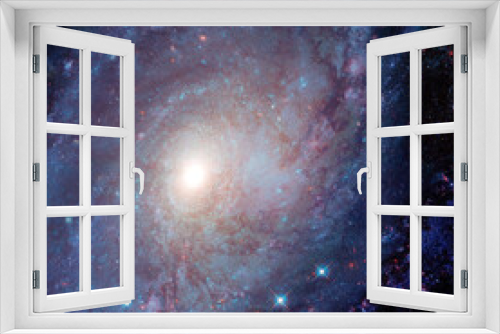 Fototapeta Naklejka Na Ścianę Okno 3D - Spiral galaxy. Deep cosmos. Outer space. Elements of this image furnished by NASA