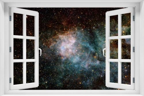 Fototapeta Naklejka Na Ścianę Okno 3D - Cosmic art. Science fiction wallpaper. Elements of this image furnished by NASA