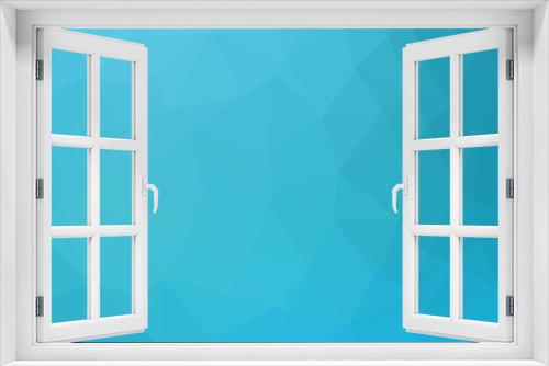 Light BLUE vector polygonal template.