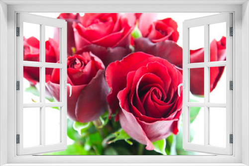 Fototapeta Naklejka Na Ścianę Okno 3D - red rose