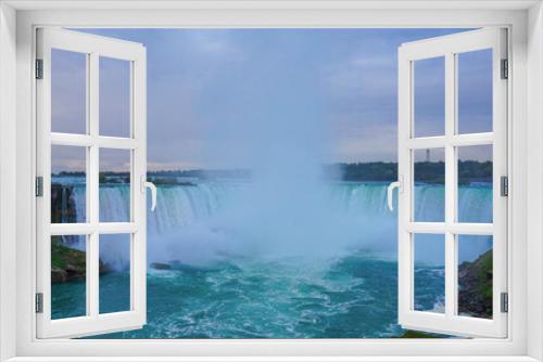 Fototapeta Naklejka Na Ścianę Okno 3D - At last, fortissimo!” This was said upon visiting Niagara Falls, by Austrian composer Gustav Mahler