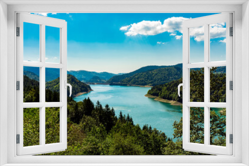 Fototapeta Naklejka Na Ścianę Okno 3D - Zaovine lake in Serbia