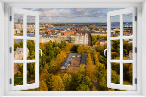 Fototapeta Naklejka Na Ścianę Okno 3D - Aerial panorama of Helsinki, Finland