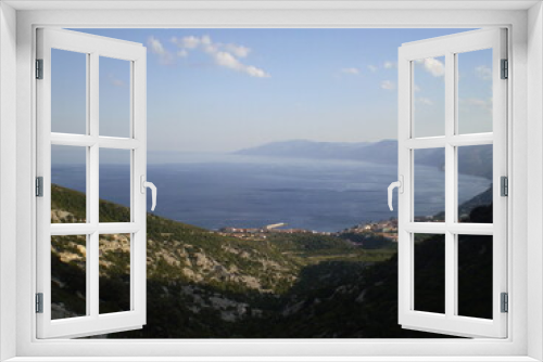 Fototapeta Naklejka Na Ścianę Okno 3D - Scenic view of beautiful landscape and sea in Sardinia