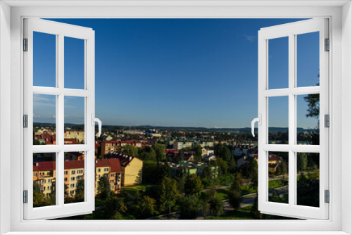 Fototapeta Naklejka Na Ścianę Okno 3D - Sanok panorama