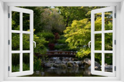 Fototapeta Naklejka Na Ścianę Okno 3D - Japanischer Garten