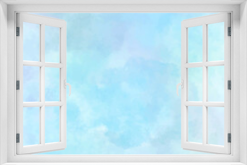 Fototapeta Naklejka Na Ścianę Okno 3D - blue abstract watercolor background