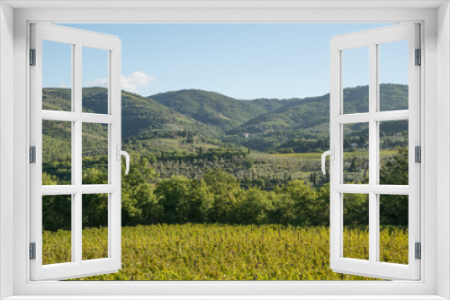Fototapeta Naklejka Na Ścianę Okno 3D - Scenic landscape of Tuscany in Italy