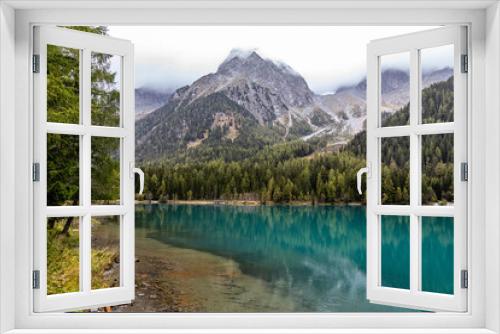 Fototapeta Naklejka Na Ścianę Okno 3D - Bergsee