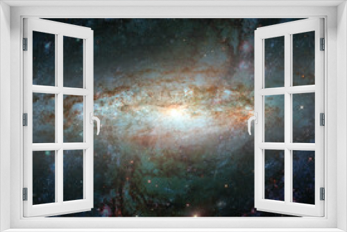Fototapeta Naklejka Na Ścianę Okno 3D - Spiral galaxy. Deep cosmos. Outer space. Elements of this image furnished by NASA
