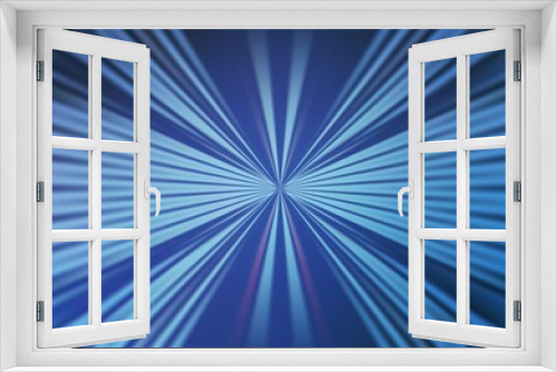 Fototapeta Naklejka Na Ścianę Okno 3D - Light BLUE vector background with straight lines.