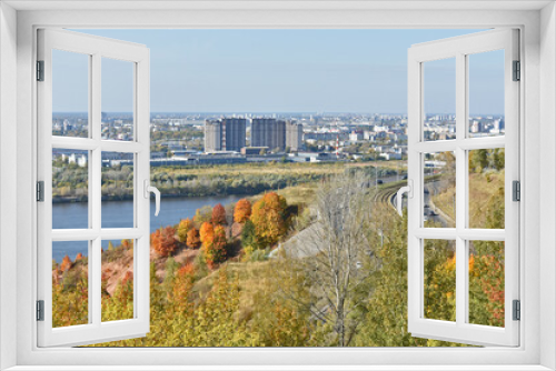 Fototapeta Naklejka Na Ścianę Okno 3D - colorful autumn in Nizhny Novgorod