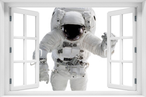 Fototapeta Naklejka Na Ścianę Okno 3D - Astronaut in space suit isolated on white background