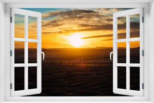 Fototapeta Naklejka Na Ścianę Okno 3D - sunset 