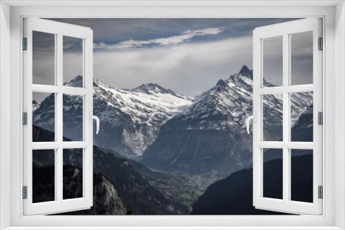Fototapeta Naklejka Na Ścianę Okno 3D - The wonderful mountains of the Swiss Alps - travel photography