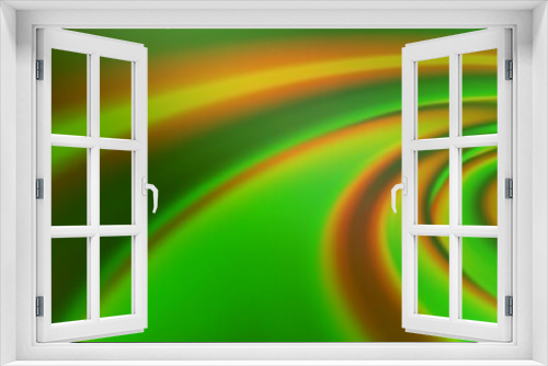 Fototapeta Naklejka Na Ścianę Okno 3D - Light Green vector blurred background.