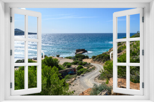 Fototapeta Naklejka Na Ścianę Okno 3D - Littoral Ibiza