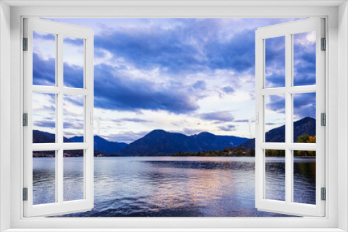 Fototapeta Naklejka Na Ścianę Okno 3D - Majestic Lakes - Tegernsee
