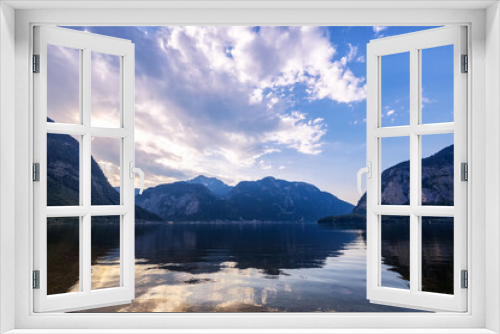 Fototapeta Naklejka Na Ścianę Okno 3D - Majestic Lakes - Hallstätter See
