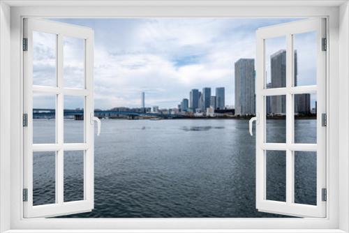 Fototapeta Naklejka Na Ścianę Okno 3D - 東京　豊洲の風景