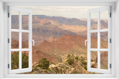 Sunset hike in the mighty Grand Canyon in Arizona, United States of America