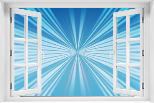 Fototapeta Naklejka Na Ścianę Okno 3D - Light BLUE vector pattern with narrow lines.