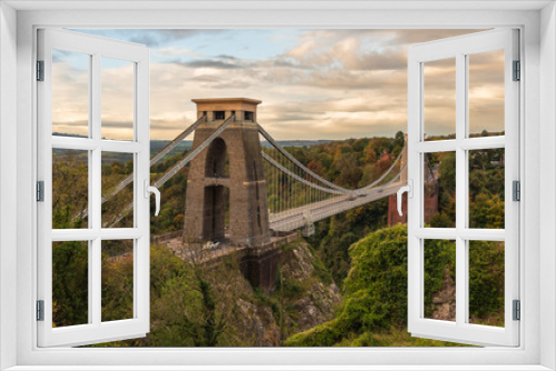 Fototapeta Naklejka Na Ścianę Okno 3D - Clifton Suspension Bridge