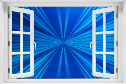 Fototapeta Naklejka Na Ścianę Okno 3D - Light BLUE vector backdrop with long lines.